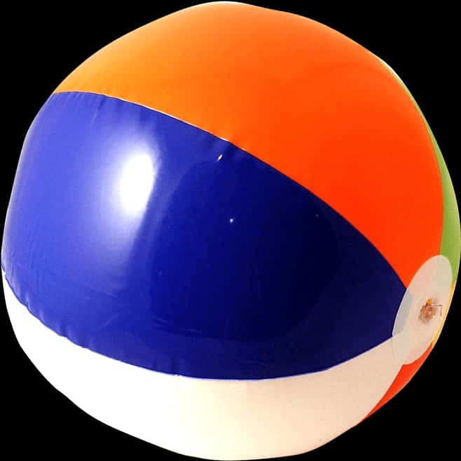 Colorful Beach Ball Isolated