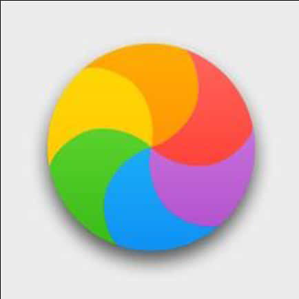 Colorful Beach Ball Simple Background