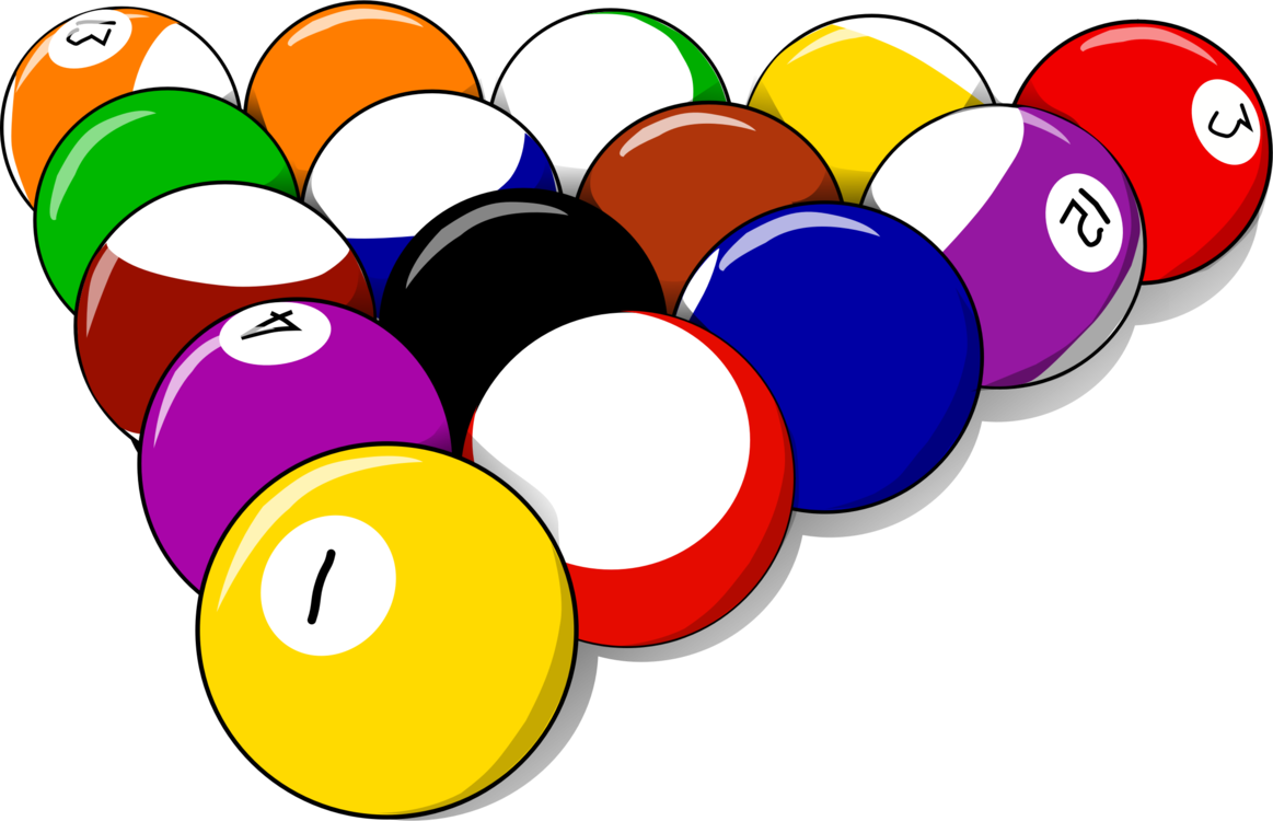 Clip Art Pool Game Clipart - Clipart Pool Balls, HD Png Download PNG with transparent background