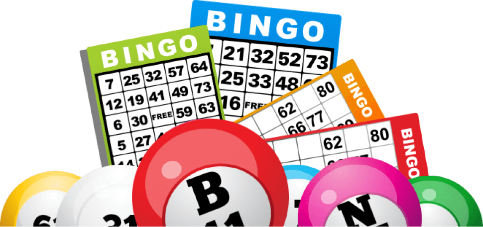 Colorful Bingo Cardsand Balls