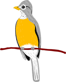 Colorful Bird Illustration