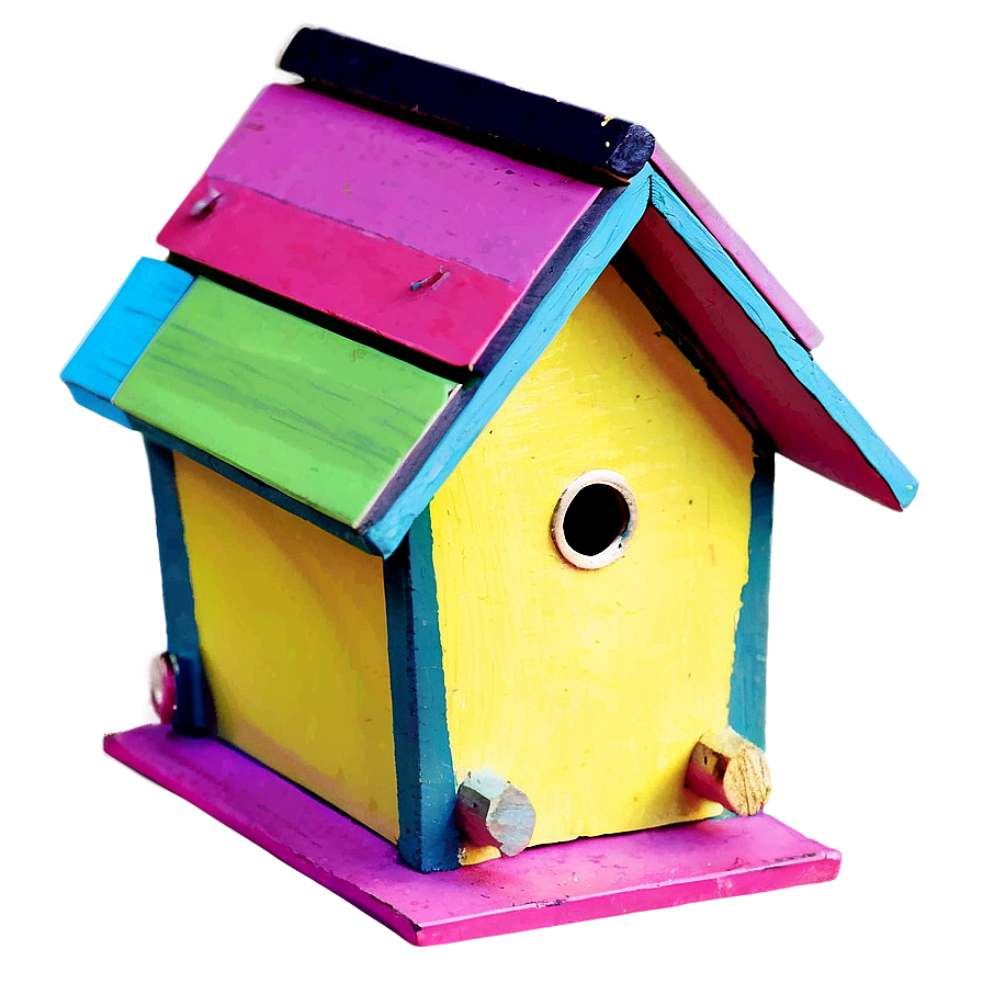 Colorful Birdhouse Png 06292024