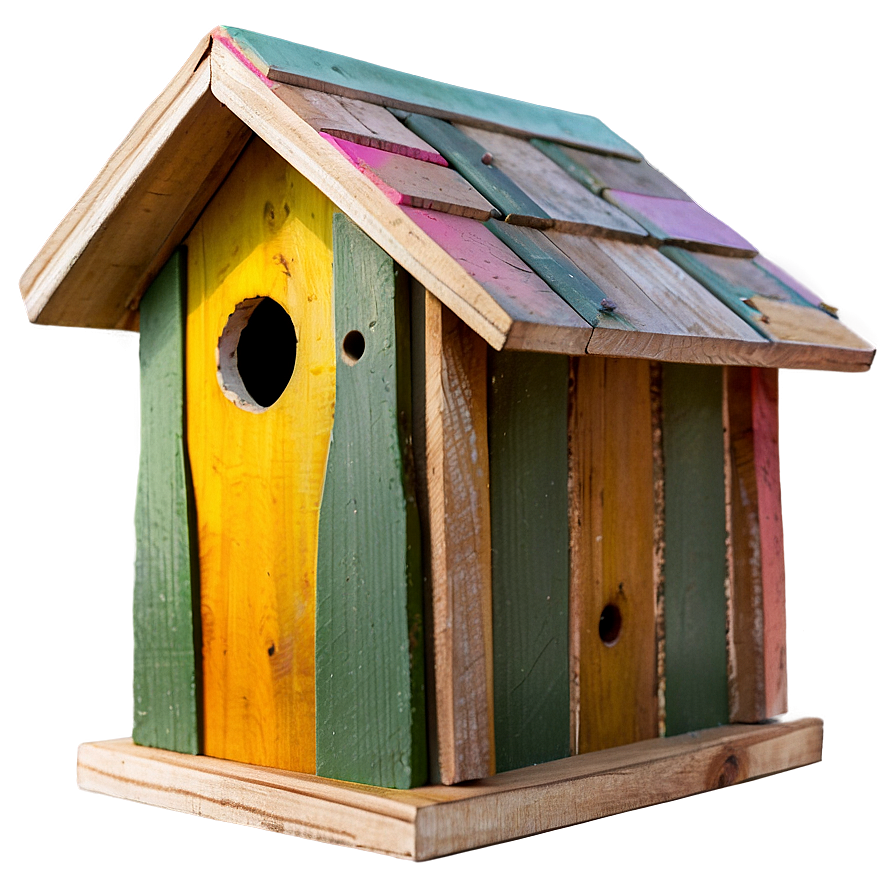 Colorful Birdhouse Png Xix37