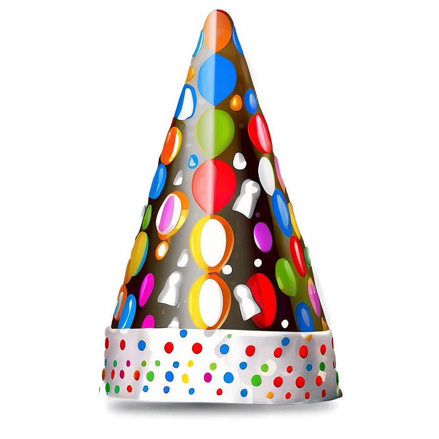 Colorful Birthday Hat PNG 94 PNG image with a transparent background, free high-resolution download