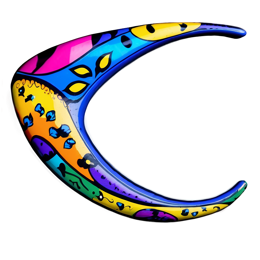 Colorful Boomerang PNG qjh4 PNG with transparent background