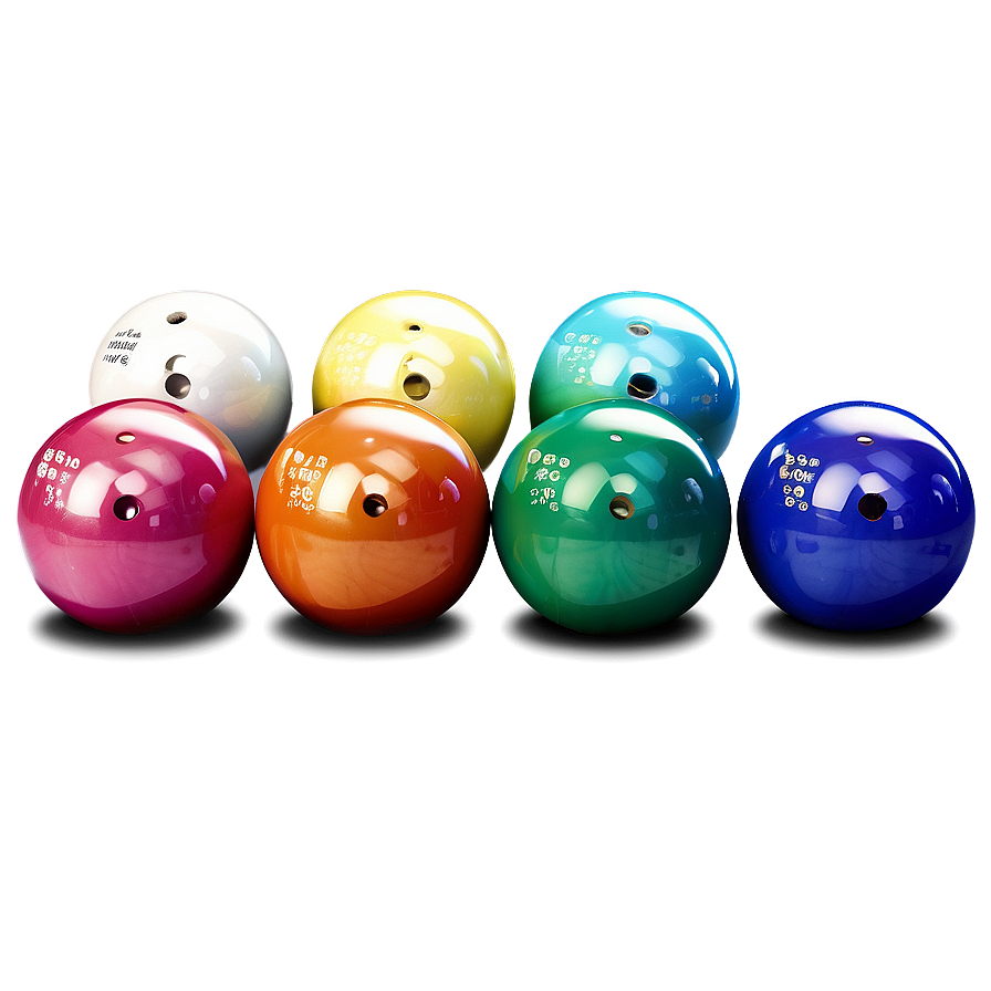 Colorful Bowling Ball Png Eyd