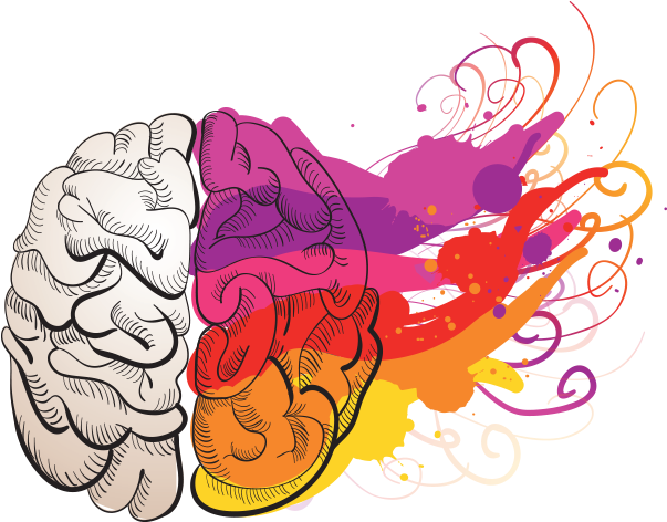 Colorful Brain Artwork