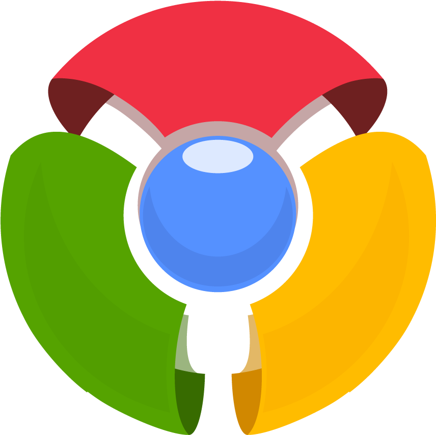 Colorful Browser Logo PNG with transparent background