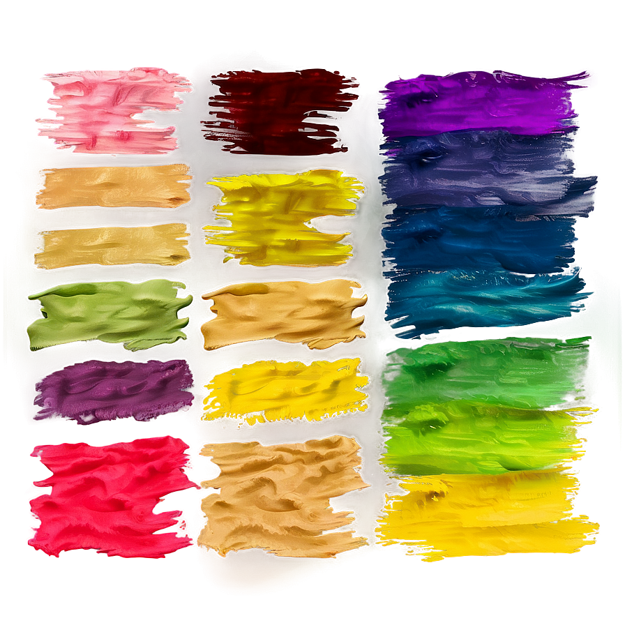 Colorful Brushstroke Texture Png Lpp90