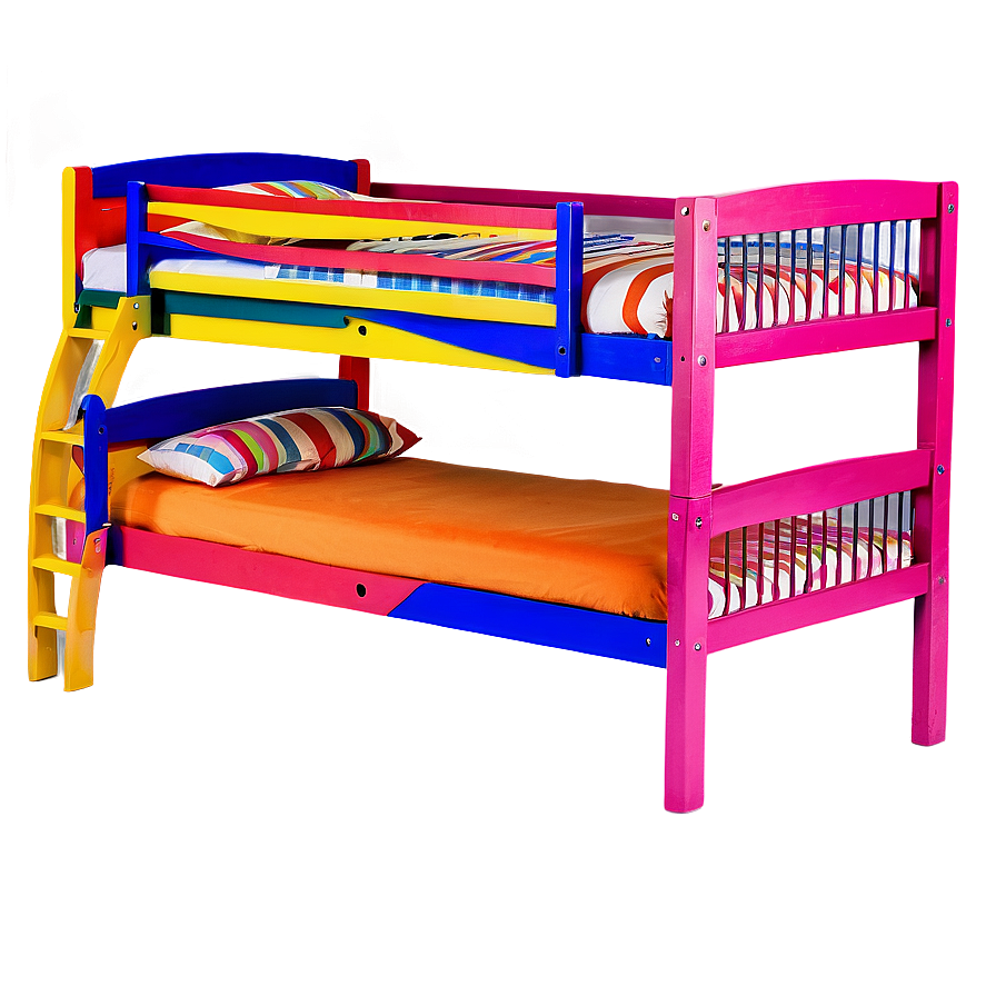 Colorful Bunk Bed Png Hep74