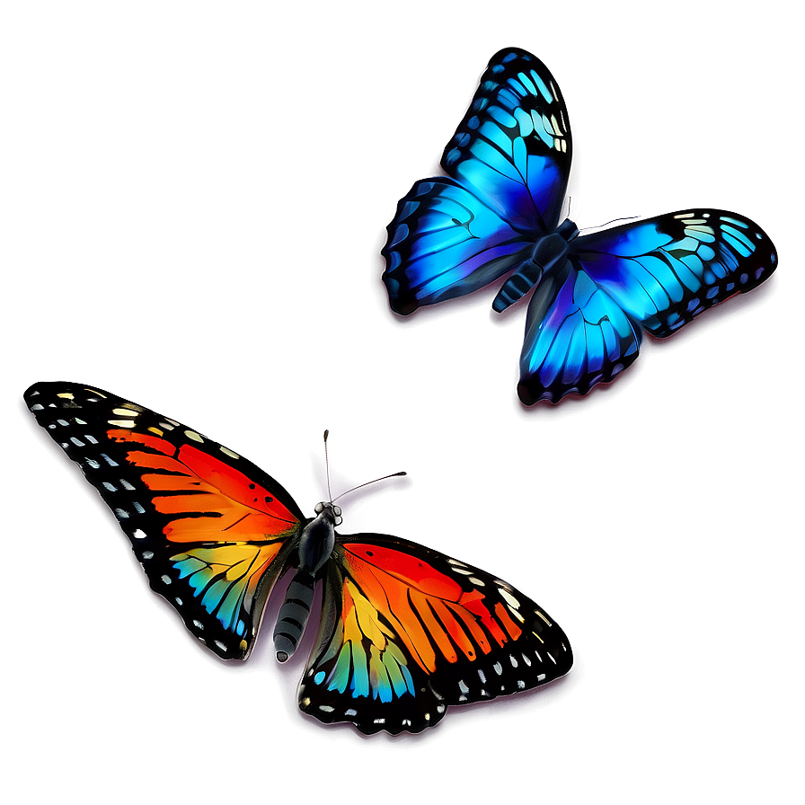 Colorful Butterfly Png 06262024