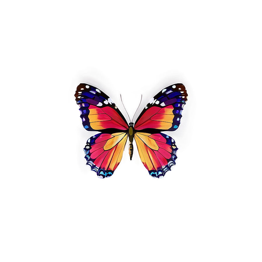 Colorful Butterfly Png 06262024