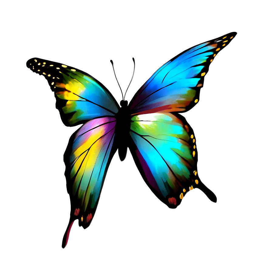 Colorful Butterfly Png 06262024