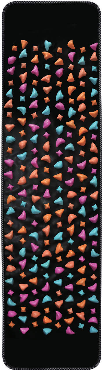 Colorful Candy Corn Pattern PNG image with a transparent background, free high-resolution download