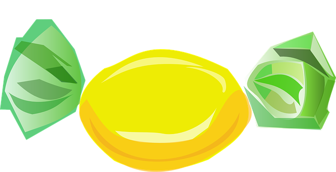 Colorful Candy Illustration PNG with transparent background