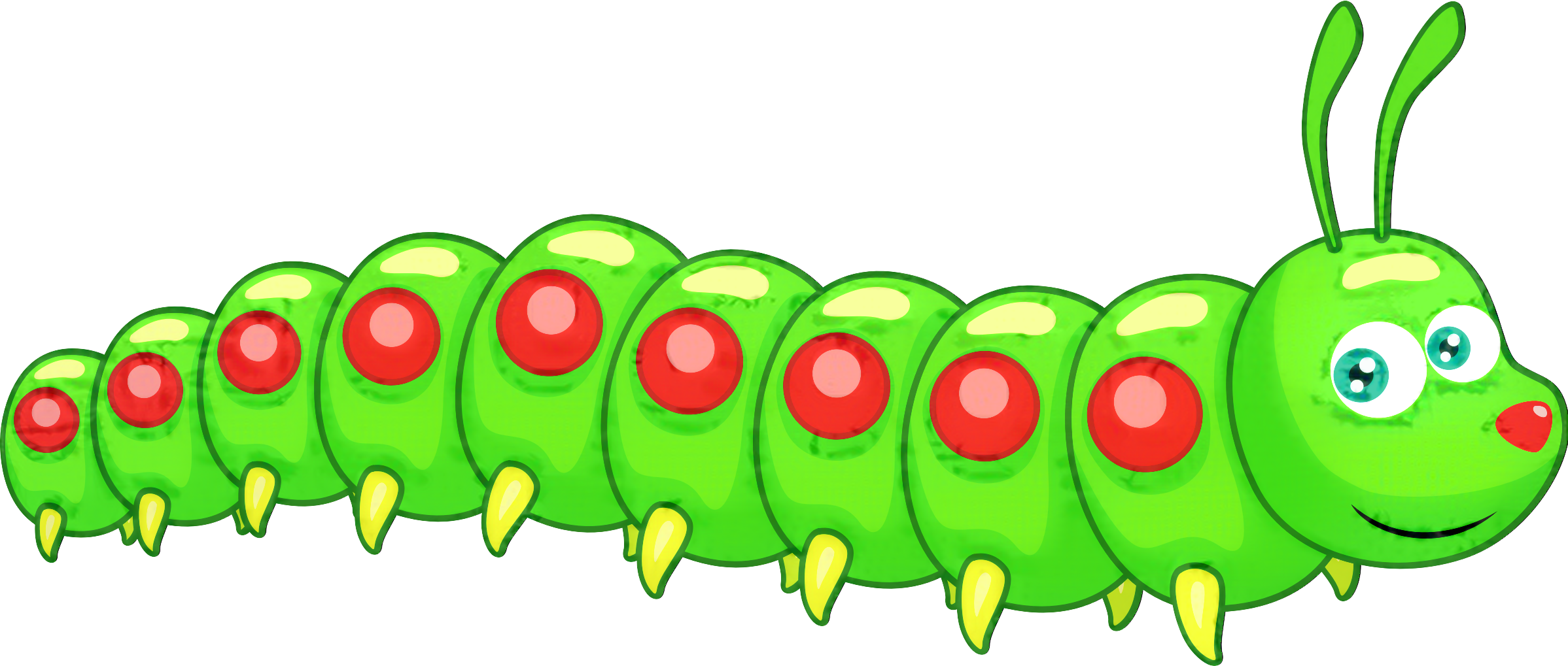 Caterpillar Clip Art Vector Graphics Image Portable - Transparent Background Caterpillar Clipart Png, Png Download PNG with transparent background