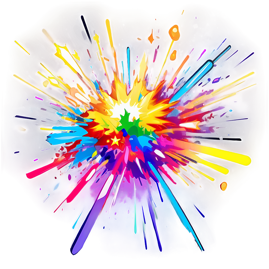 Colorful Cartoon Explosion Png 06212024