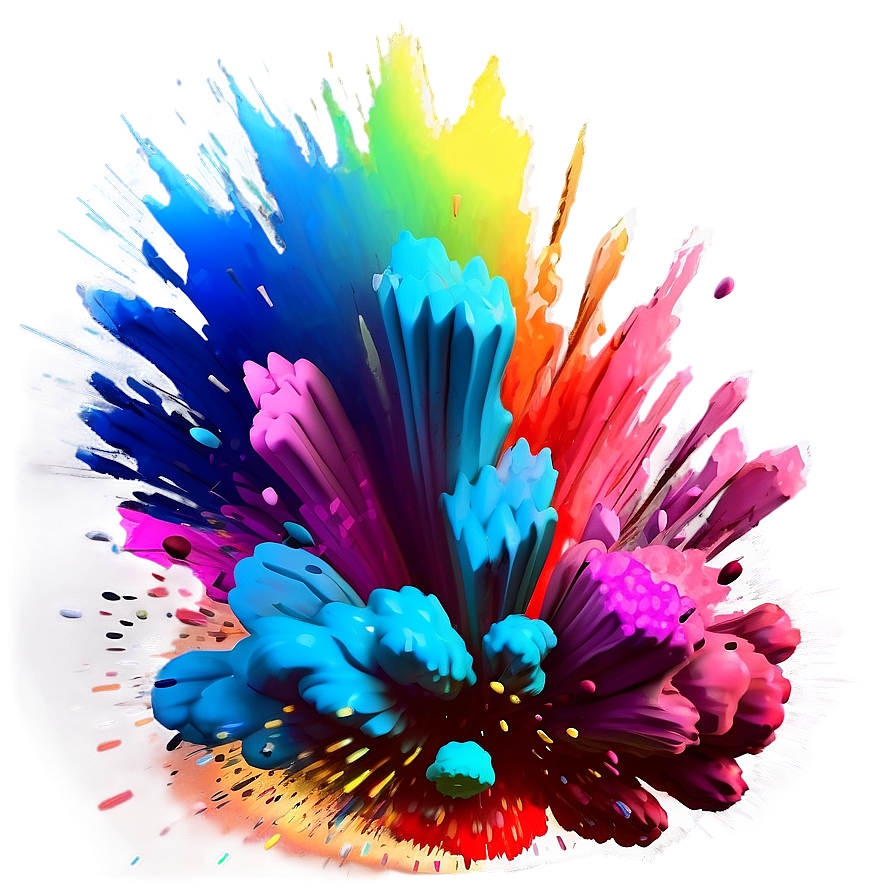 Colorful Cartoon Explosion Png 06212024