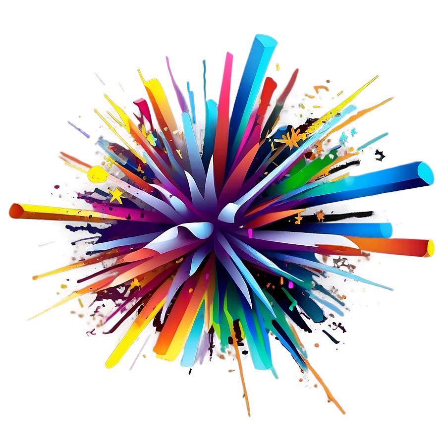 Colorful Cartoon Explosion Png Idq