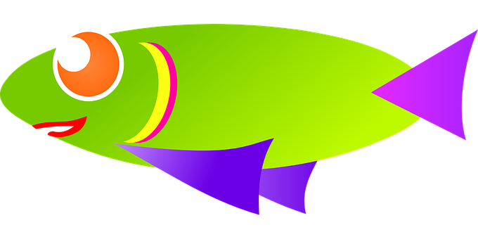 Colorful Cartoon Fish Illustration