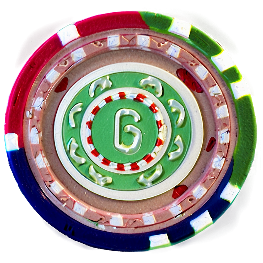 Colorful Casino Chip Stack