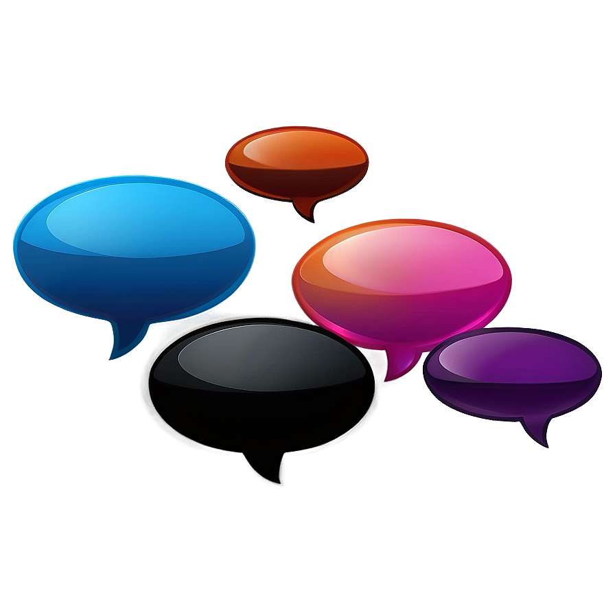 Colorful Chat Box Background Png Neu