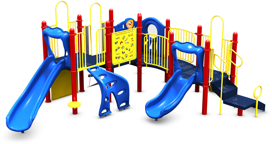 Colorful Childrens Playground Equipment