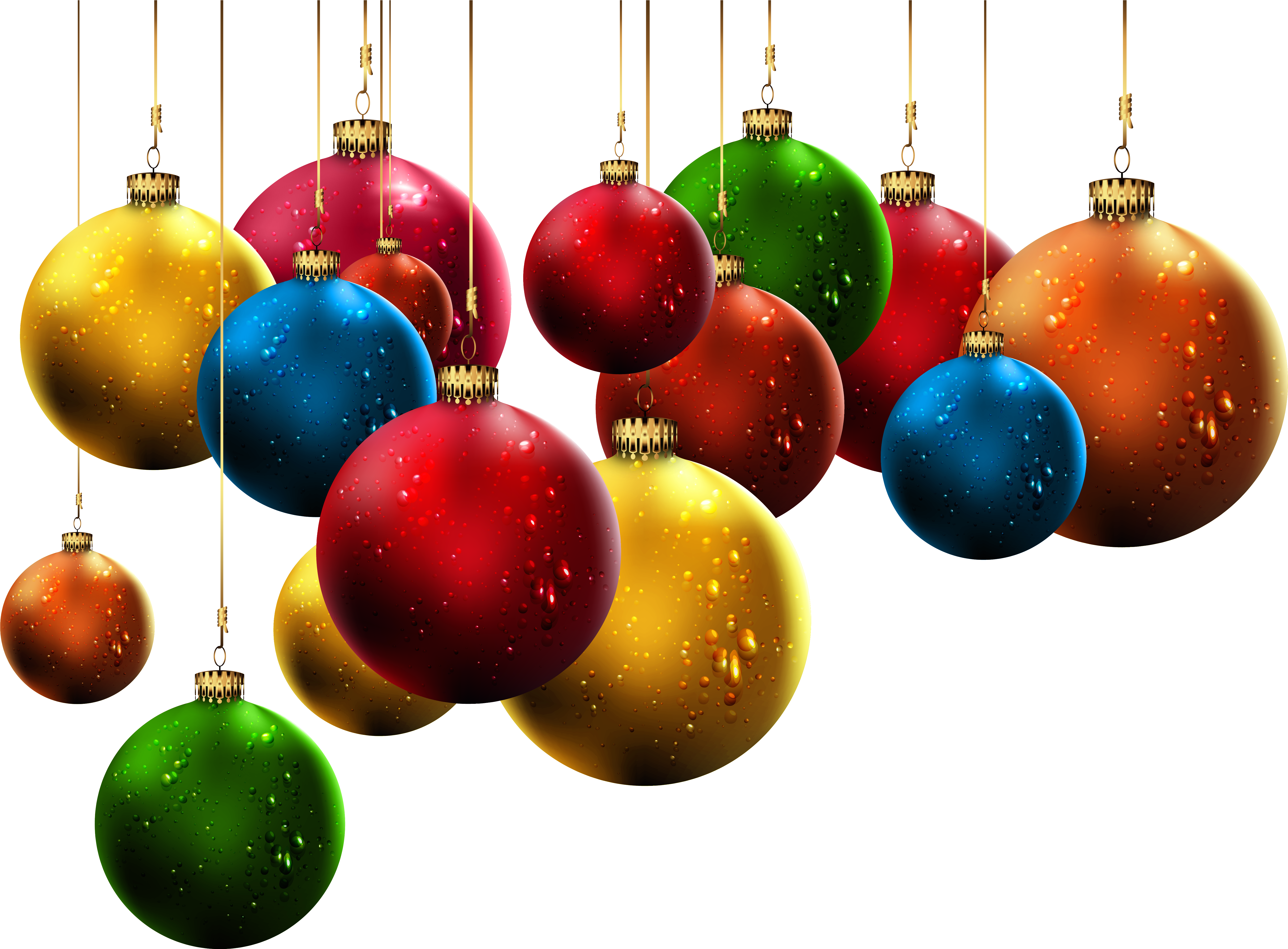Christmas Ornament Clip Art - Christmas Bulbs Transparent Background, HD Png Download PNG with transparent background