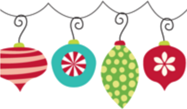 Colorful Christmas Ornaments Vector