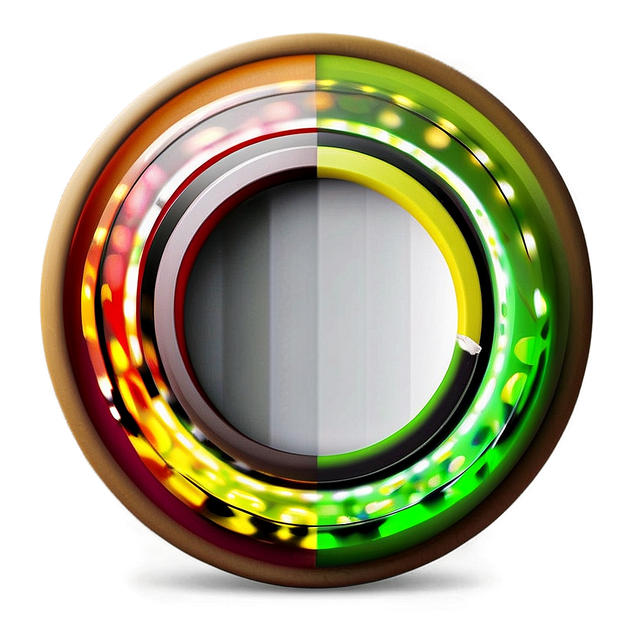 Colorful Circle Outline Png Sot57