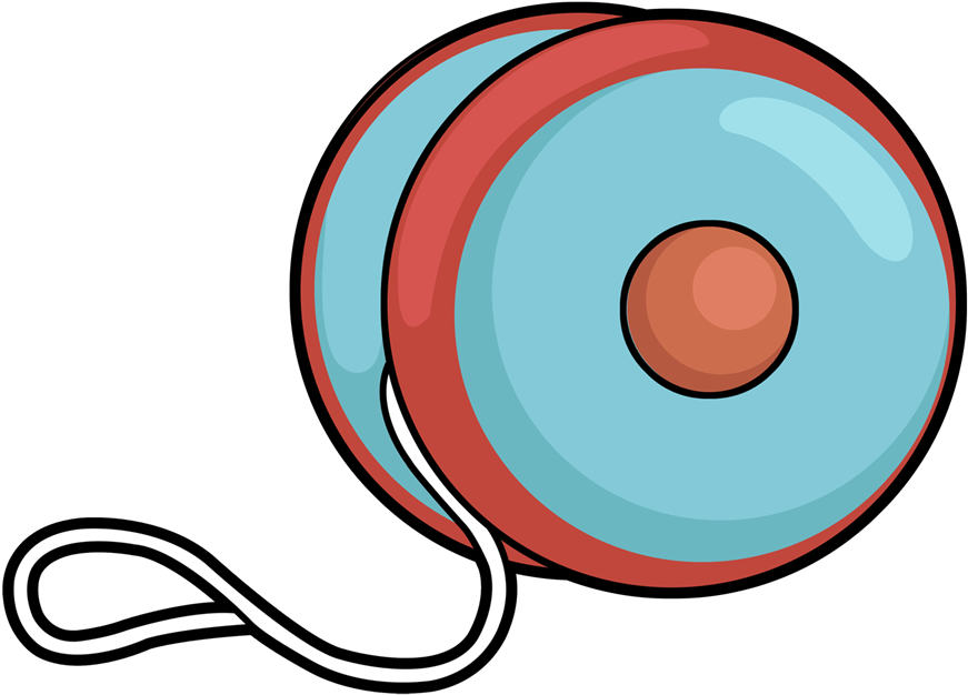 Colorful Classic Yoyo Illustration