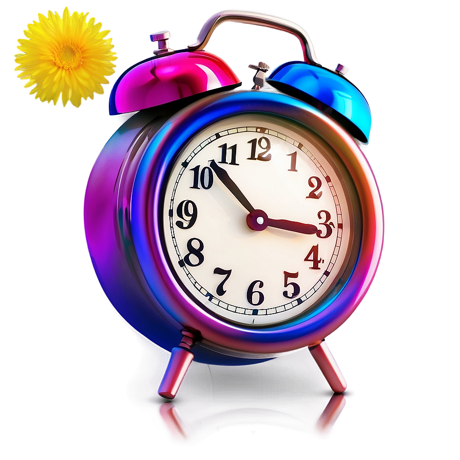 Colorful Clock Clipart Png Jwb54