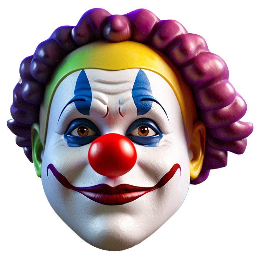Colorful Clown Emoji PNG rsj76 PNG with transparent background