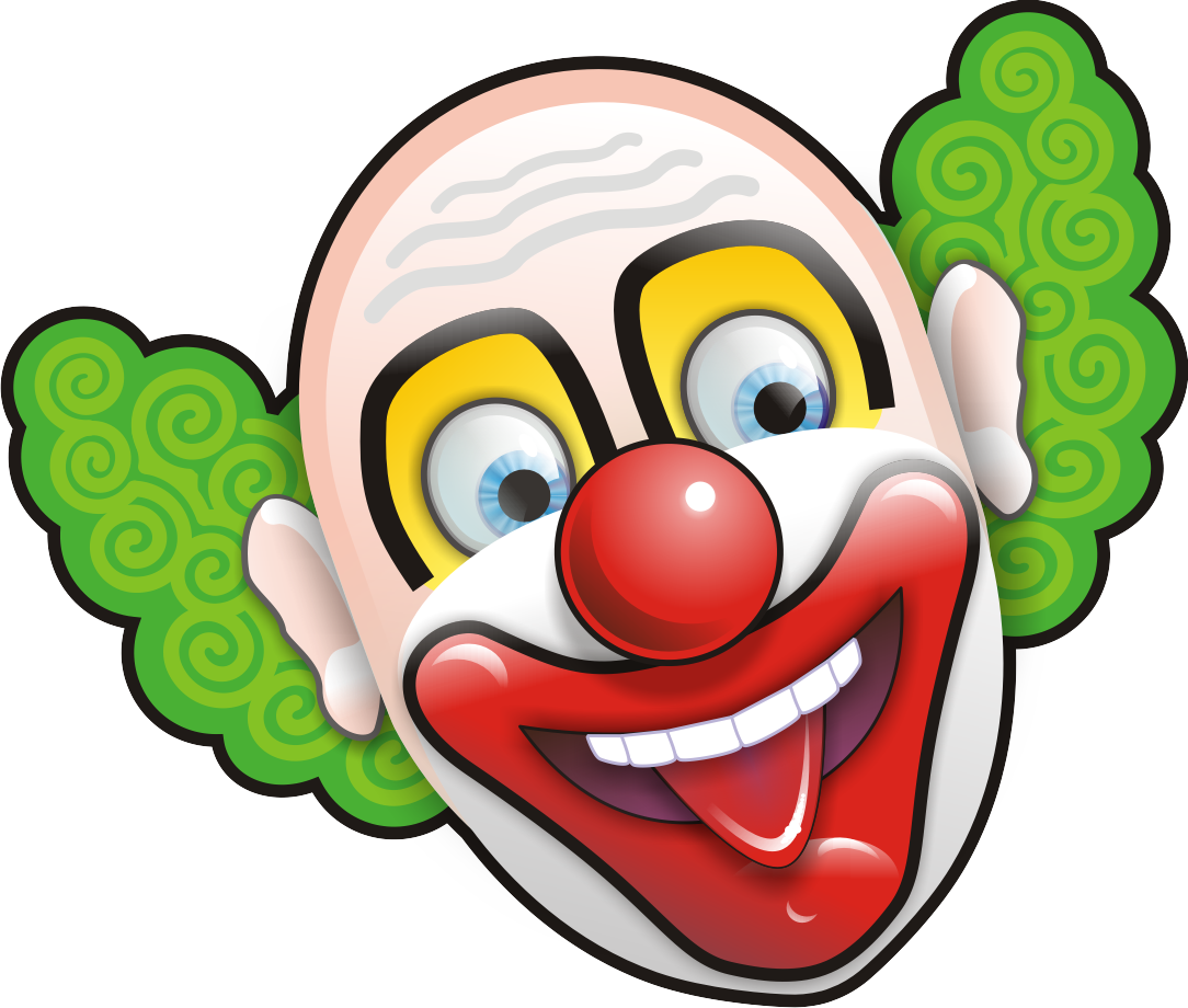 Picture Transparent Collection Of Clown Mask Free High - Clown Face PNG with transparent background