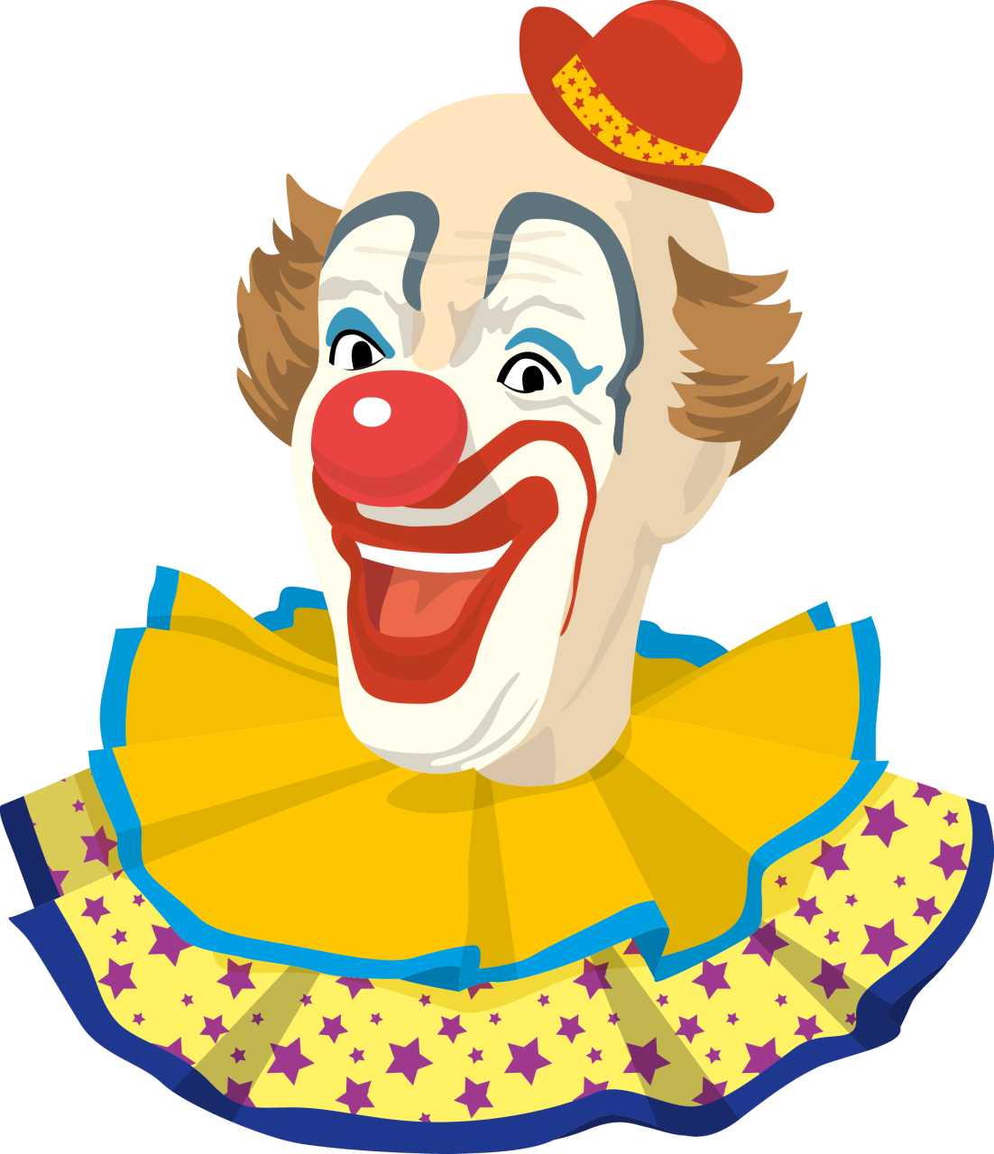 Mis Laminas Para Decoupage - Vintage Clown PNG with transparent background