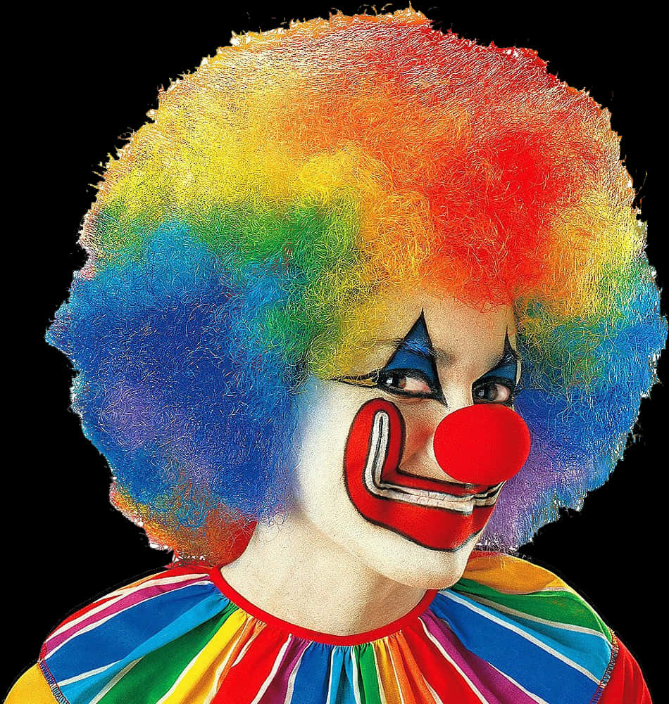 Colorful Clown Portrait