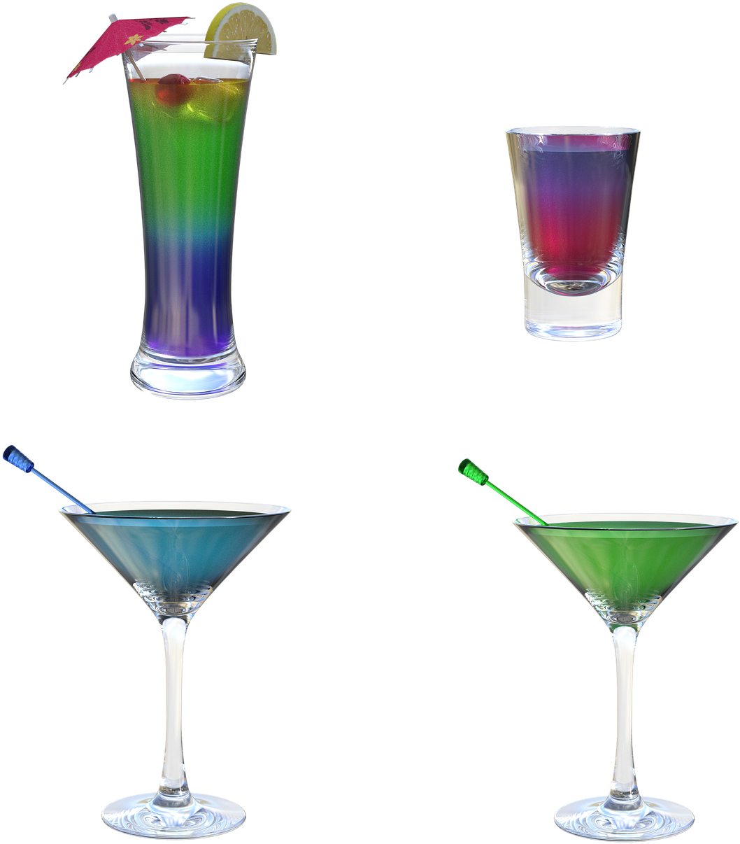 Colorful Cocktails Collection