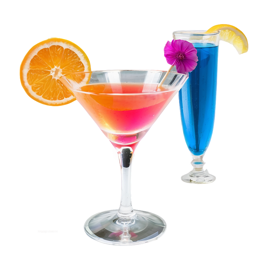 Colorful Cocktails Png 80