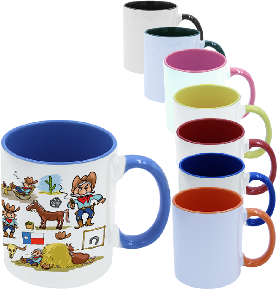 Colorful Coffee Mugs Collection