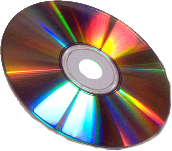 Colorful Compact Disc Reflection