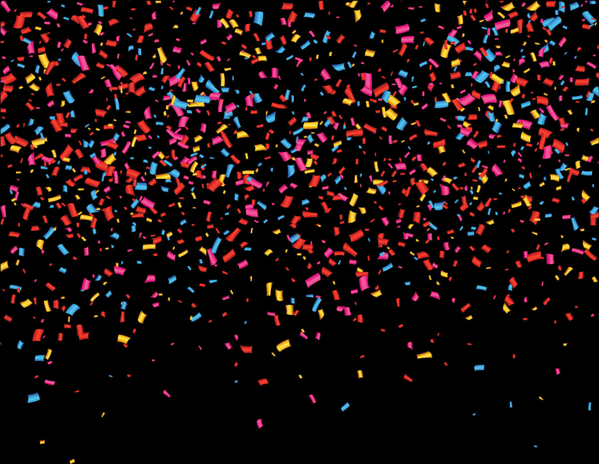 Colorful Confetti Celebration Background