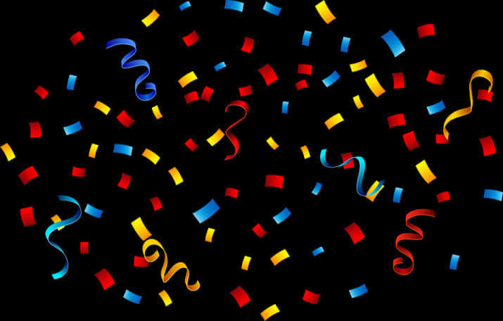 Colorful Confetti Celebration Background