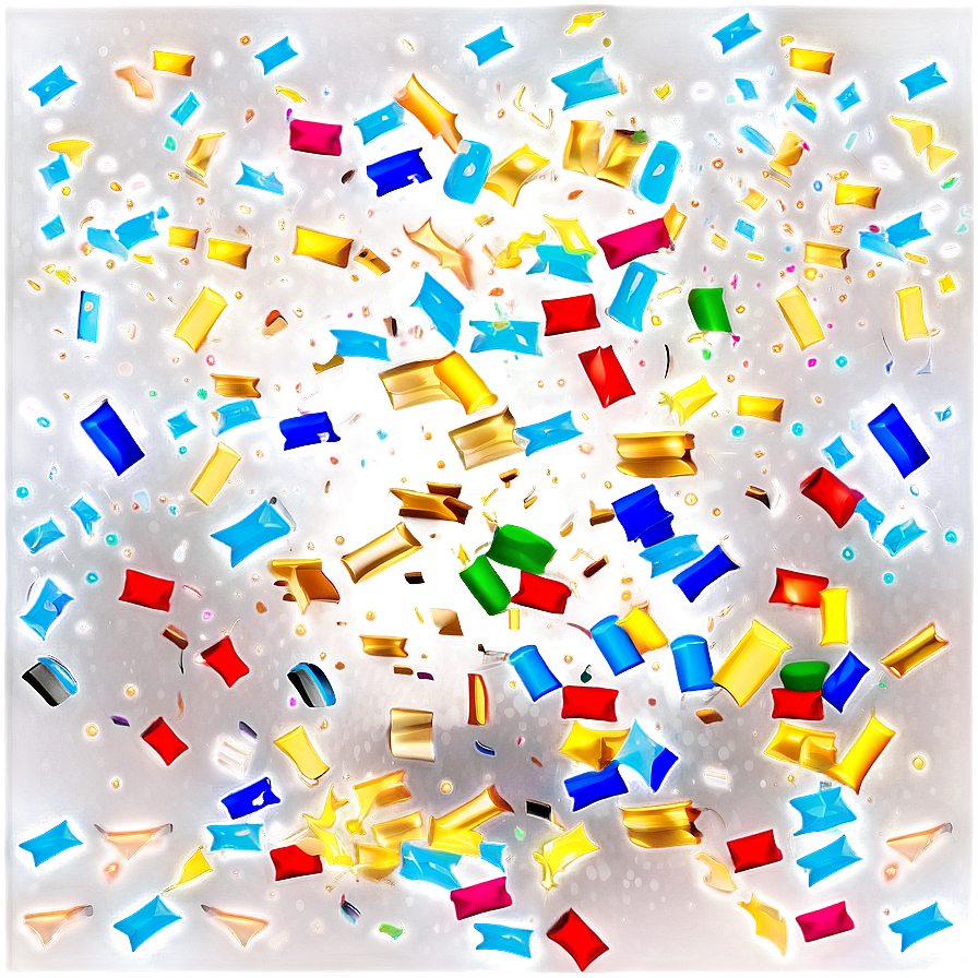 Colorful Confetti PNG xng PNG with transparent background