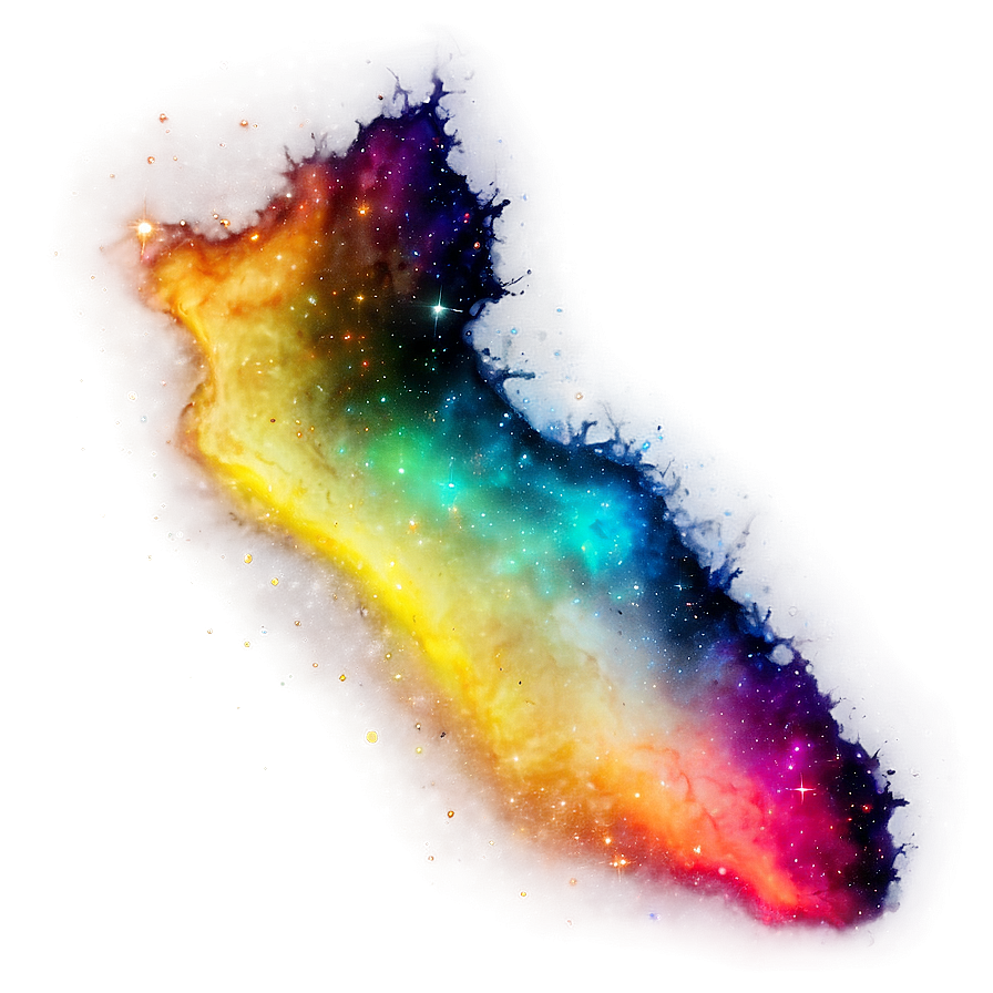 Colorful Cosmic Dust Png Ias