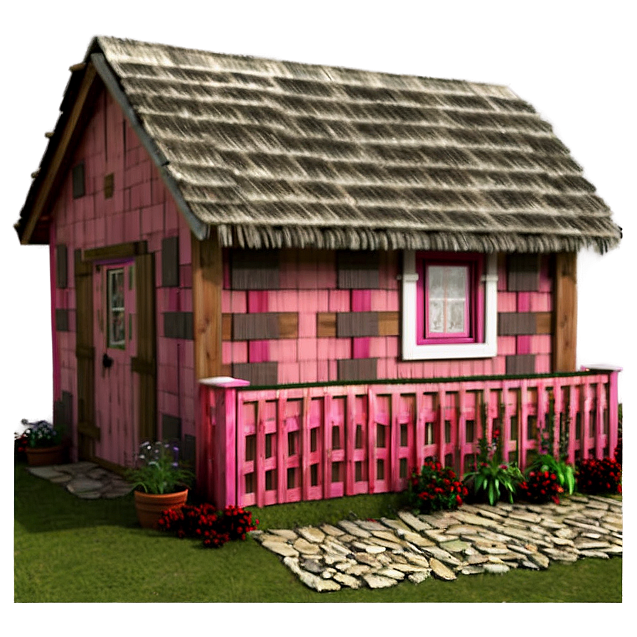 Colorful Cottage Facade PNG 06202024 PNG image with a transparent background, free high-resolution download