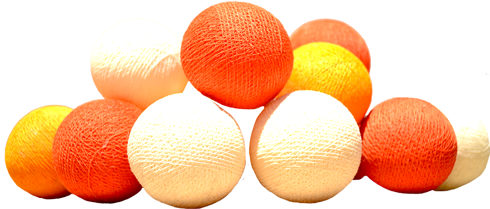 Cotton Balls Light Chain - Rangpur, HD Png Download PNG with transparent background