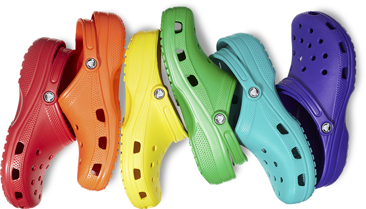 Colorful Crocs Collection