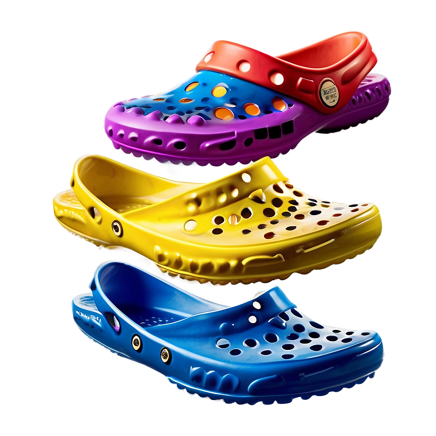 Colorful Crocs Collection Png 5