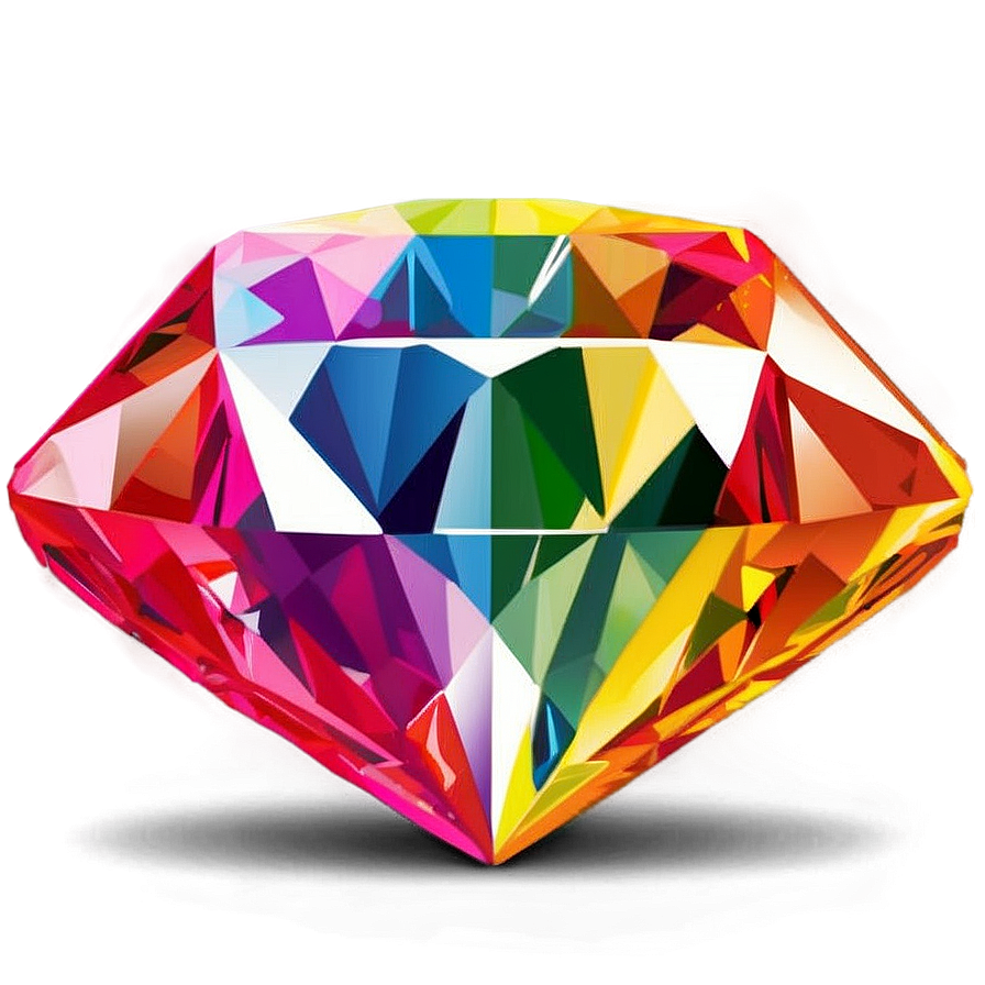 Colorful Diamond Shape Png 65