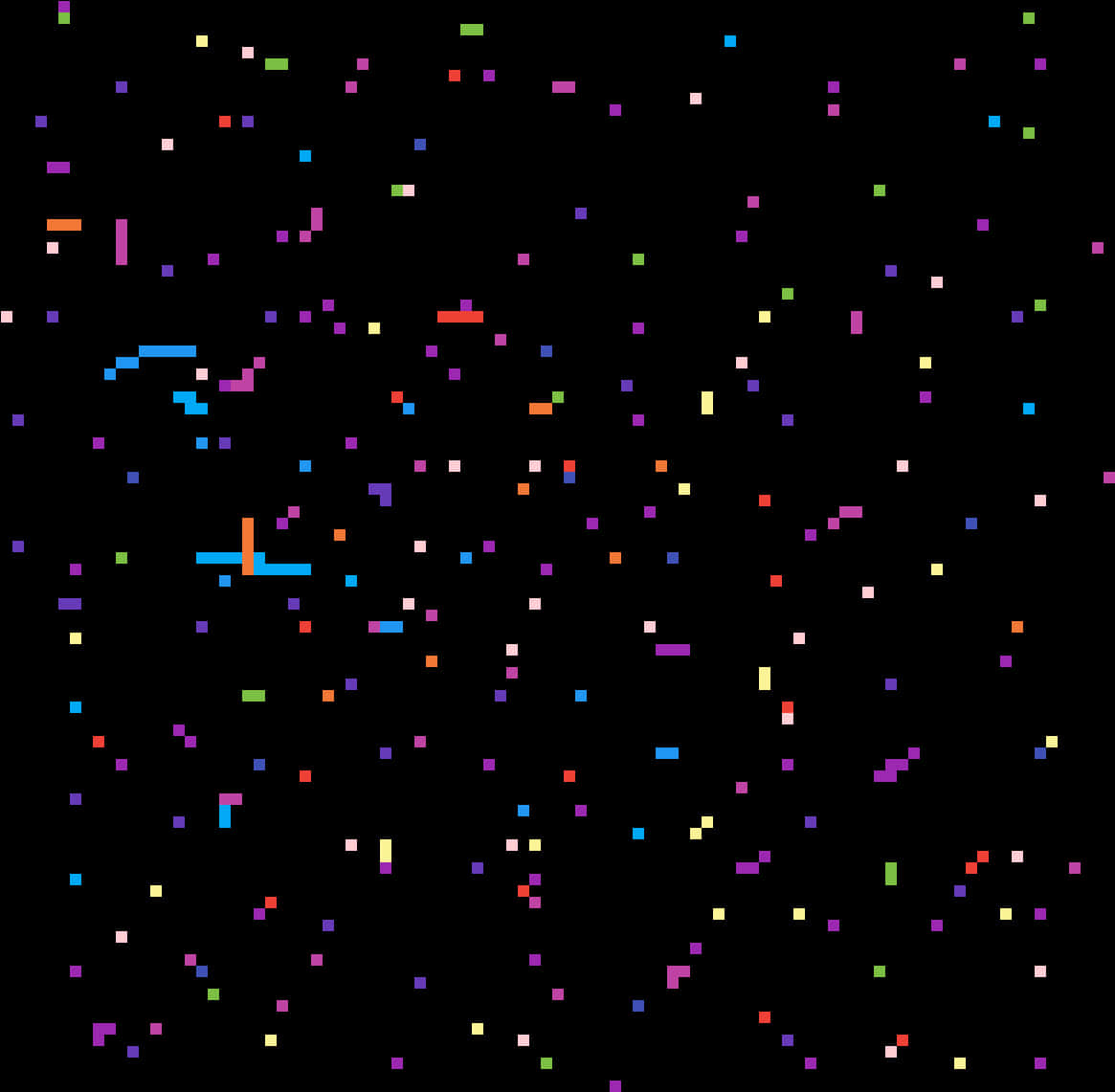 Colorful Digital Sprinkles Pattern